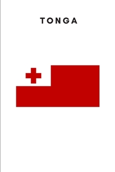 Paperback Tonga: Country Flag A5 Notebook to write in with 120 pages Book