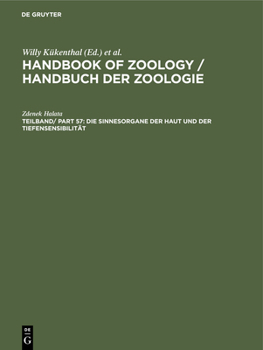 Hardcover Die Sinnesorgane Der Haut Und Der Tiefensensibilität [German] Book
