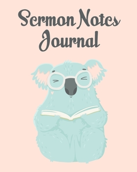 Paperback Sermon Notes Journal: An Inspirational Worship Notebook Book