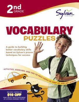 Paperback 2nd Grade Vocabulary Puzzles Book
