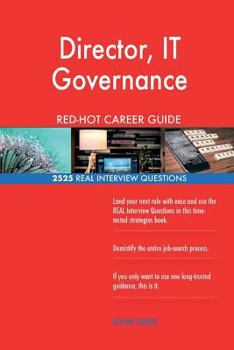 Paperback Director, IT Governance RED-HOT Career Guide; 2525 REAL Interview Questions Book