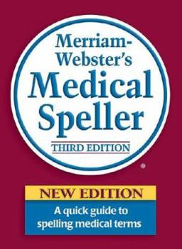 Hardcover Merriam-Webster's Medical Speller Book