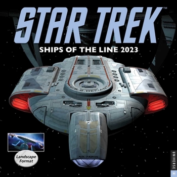 Calendar Star Trek: Ships of the Line 2023 Wall Calendar Book