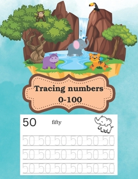 Paperback Tracing numbers 0-100: Handwrite Practise Book