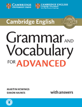 Paperback Grammar and Vocabulary for Advanced Book with Answers and Audio: Self-Study Grammar Reference and Practice Book