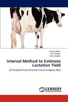 Paperback Interval Method to Estimate Lactation Yield Book