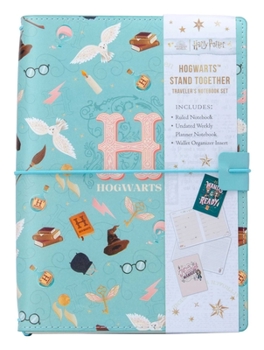 Paperback Harry Potter: Hogwarts Stand Together Traveler's Notebook Set: (Refillable Notebook) Book