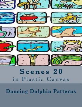 Paperback Scenes 20: in Plastic Canvas Book