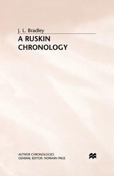 Paperback Ruskin Chronology Book