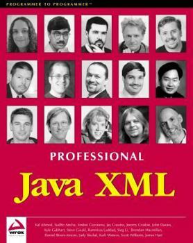 Paperback Professional Java XML Book