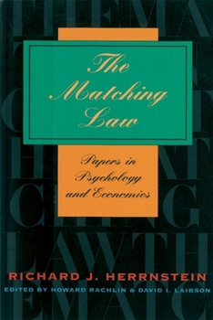 Paperback The Matching Law: Papers in Psychology and Economics Book