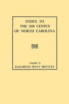 Paperback Index to the 1810 Census of North Carolina Book