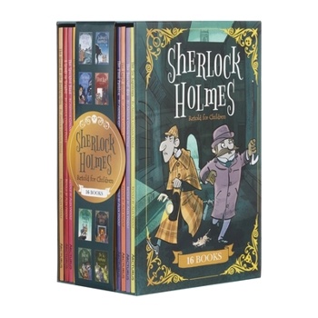 Hardcover Sherlock Holmes Retold for Children: 16-Book Box Set Book