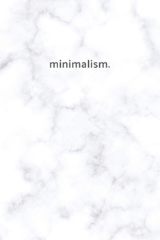 minimalism.: Blank Lined Journal, Writing Notebook