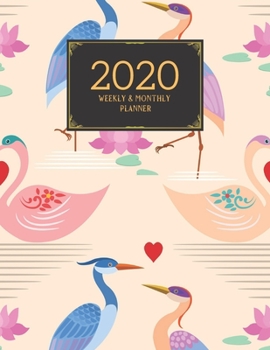 2020 Weekly & Monthly Planner: Planner And Journal Organizer 2020 | Planner Calendar 2020