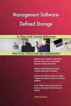Paperback Management Software-Defined Storage A Clear and Concise Reference Book