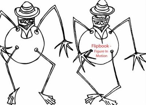 Paperback Flipbook - Figure In Motion Book