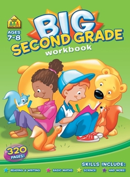 Paperback Big Second Grade Workbook (Ages 7-8) Book