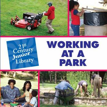 Library Binding Working at a Park Book