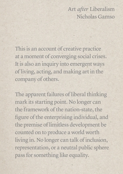 Paperback Art After Liberalism Book