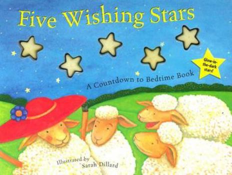 Hardcover Five Wishing Stars: A Countdown to Bedtime Book