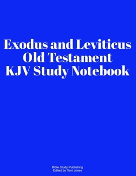 Paperback Exodus and Leviticus Old Testament KJV Study Notebook Book