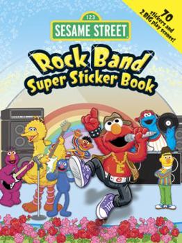 Paperback Sesame Street Rock Band Super Sticker Book (Sesame Street Stickers) (English and English Edition) Book