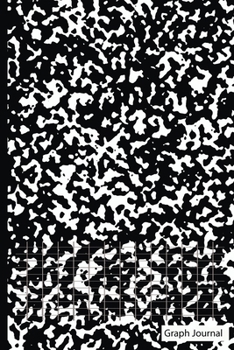 Paperback Graph Journal: School Marble Black - Graph Paper, Durable Journal Diary Notebook, For Writing & Notes - [Professional Grade] Book