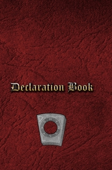 Hardcover Declaration Book - Mark Mason: Maroon Book