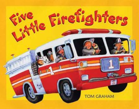 Hardcover Five Little Firefighters Book