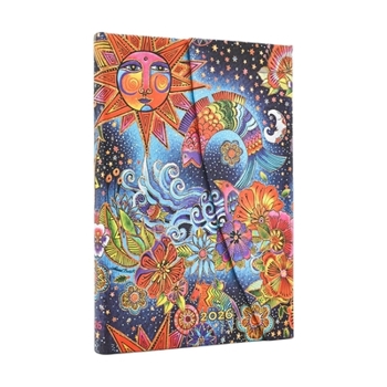 Flexibound 2026 Celestial Magic (Whimsical Creations) Mini 12-Month Verso Hardcover Flexi Dayplanner 2026 (Wrap Closure) Book