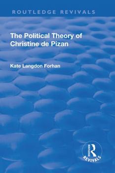 Hardcover The Political Theory of Christine de Pizan Book