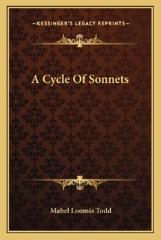 Paperback A Cycle Of Sonnets Book