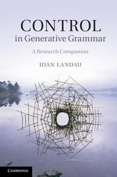 Paperback Control in Generative Grammar Book