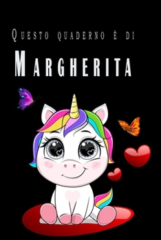 Questo quaderno è di Margherita: Quaderno Con Nome - Con oltre 100 Nomi Femminili e Maschili - Quaderno Classico Pagina a Righe, 110 pagine, ... 15.24 x 22.86 cm (6 x 9 in) (Italian Edition)