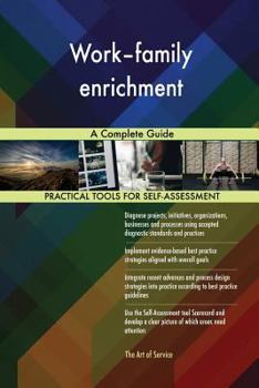 Paperback Work-family enrichment A Complete Guide Book
