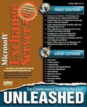 Paperback Microsoft Exchange Server 5 Unleashed Book