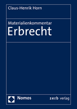 Hardcover Materialienkommentar Erbrecht [German] Book
