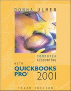 Hardcover Computer Accounting: With QuickBooks Pro 2001 Book