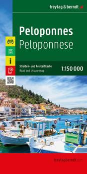 Map Peloponnes Road and Leisure Map Book