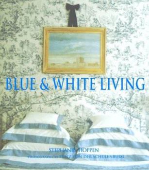 Hardcover Blue and White Living Book