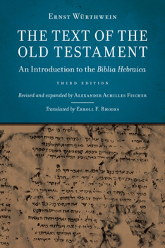 Paperback Text of the Old Testament: An Introduction to the Biblia Hebraica (Revised) Book