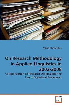 Paperback On Research Methodology in Applied Linguistics in 2002-2008 Book