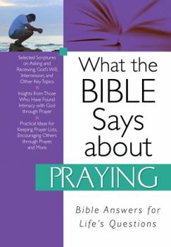 Paperback What the Bible Says about Praying Book