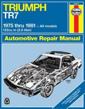 Paperback Triumph TR7, 1975-81 (Haynes Repair Manuals) Book