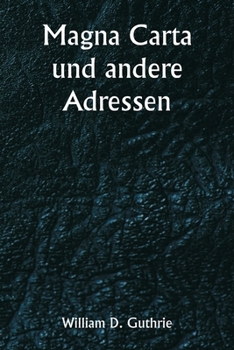 Paperback Magna Carta und andere Adressen [German] Book