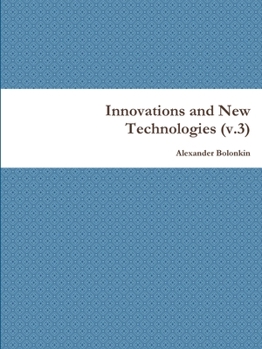 Paperback Innovations and New Technologies (v.3) Book