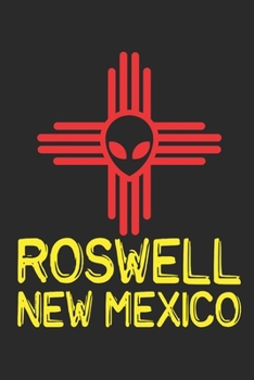 Paperback Roswell New Mexico: Alien Journal, Blank Paperback UFO Notebook to write in, 150 pages, college ruled Book