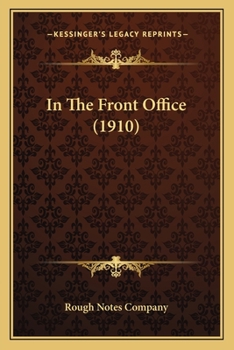 Paperback In The Front Office (1910) Book