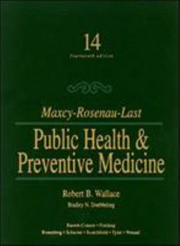 Hardcover Maxey-Rosenau-Last Public Health & Preventive Medicine Book